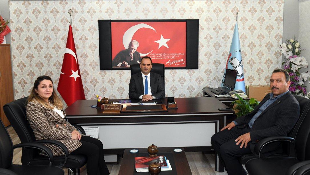 AK Parti İlçe Başkanı Kuncu'dan Müdür Taş'a Ziyaret