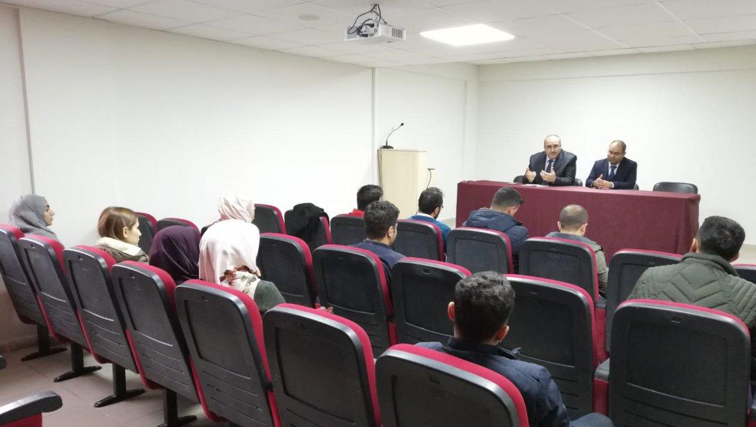 Din Kültürü Ve Ahlak Bilgisi Öğretmenleri Gelişim Programı ( DÖGEP) Kasım Ayı Toplantısı Yapıldı