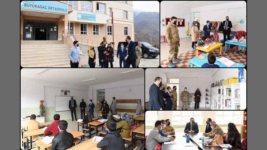 Kaymakam Akbulut'tan Okullara Ziyaret 