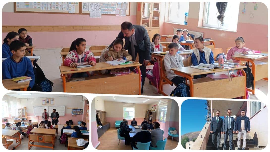İlçe Millî Eğitim Müdürümüzden Hürriyet İlkokulu ve Ortaokuluna Ziyaret 
