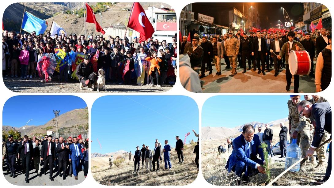 Çatak'ta 29 Ekim Cumhuriyet Bayramı Coşkusu Başladı